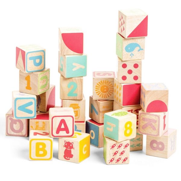 Le Toy Van Petilou ABC Wooden Blocks | KidzInc Australia | Online Toys 4