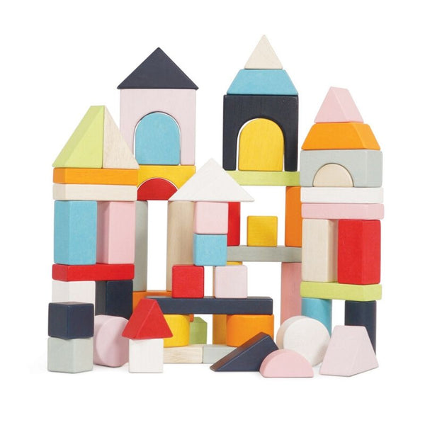 Le Toy Van Petilou 60 Piece Building Wooden Blocks Set | KidzInc Toys 3