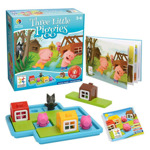 Smart Games - Three Little Piggies | KidzInc Australia | Online Educational Toy Store