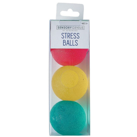 Sensory Genius by Mindware Stress Balls Set of 3 (Varied Resistance) | KidzInc Australia | Educational Toys Online