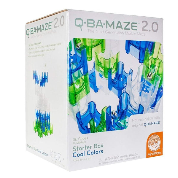 Mindware Q-BA-MAZE 2.0 Starter Box Cool Colours |  KidzInc Australia
