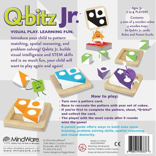 Mindware Q-Bitz Junior Visual Learning Game | KidzInc Australia | Online Educational Toys 2