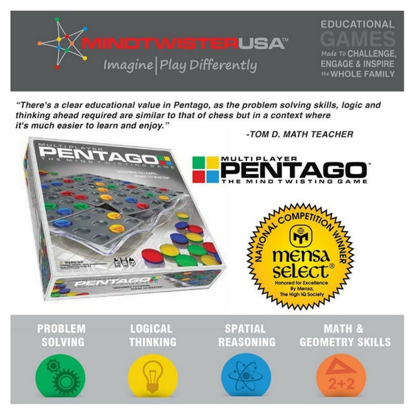 Mindtwister - Pentago Multi Player Game | KidzInc Australia | Online Educational Toy Store