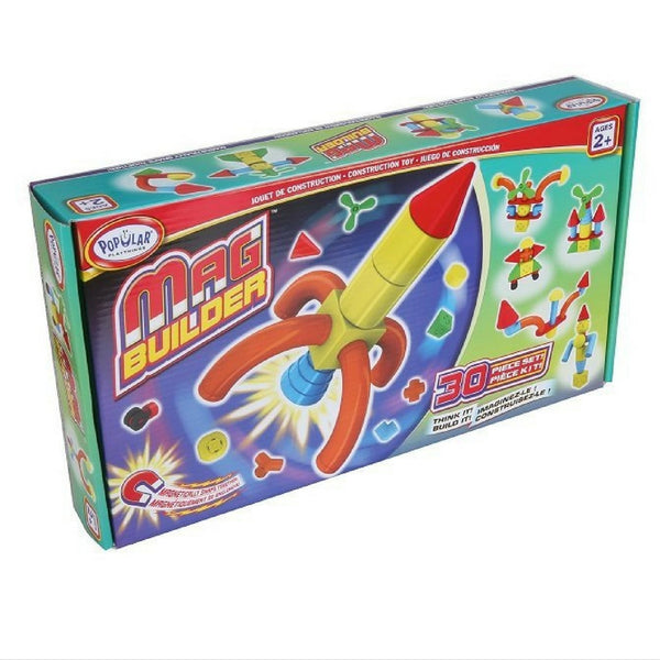 Popular Playthings - Mag Builder Building Set of 30 Piece | KidzInc Australia | Online Educational Toy Store