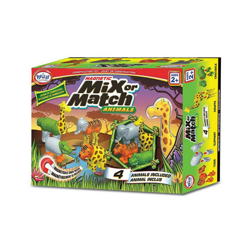 Popular Playthings - Magnetic Mix or Match Animals | KidzInc Australia | Online Educational Toy Store