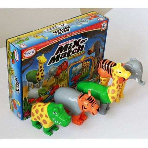 Popular Playthings - Magnetic Mix or Match Animals | KidzInc Australia | Online Educational Toy Store