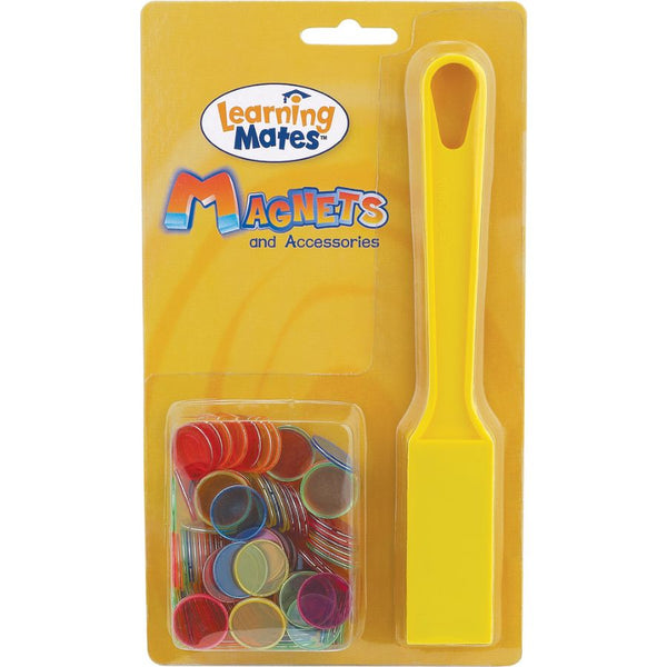 Popular Playthings Magnetic Wand 100 Steel Ringed Chips | Kidzinc Toys