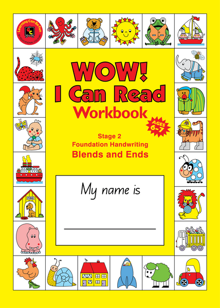 Learning Can Be Fun - WOW! I Can Read Workbook Stage 2 Blends & Ends (NSW) | KidzInc Australia | Online Educational Toy Store