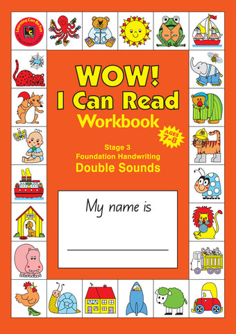 Learning Can Be Fun - WOW! I Can Read Workbook Stage 3 Double Sounds (NSW) | KidzInc Australia | Online Educational Toy Store