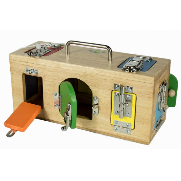 Mamagenius - Original Lock Activity Box Large | KidzInc Australia | Online Educational Toy Store