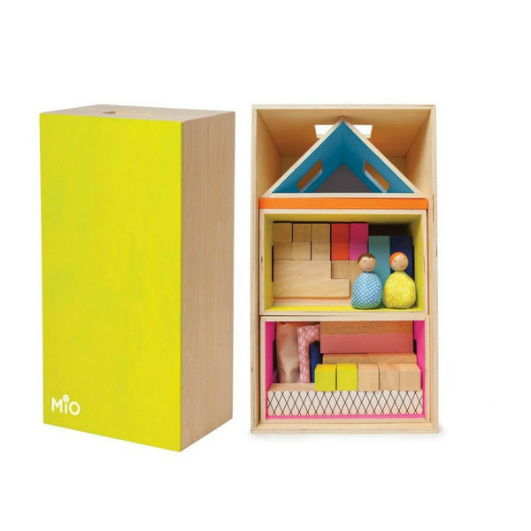 Manhattan Toy - MiO Play Eat Sleep Work + 2 People | KidzInc Australia | Online Educational Toy Store