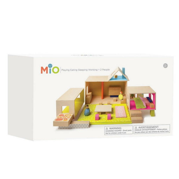 Manhattan Toy - MiO Play Eat Sleep Work + 2 People | KidzInc Australia | Online Educational Toy Store