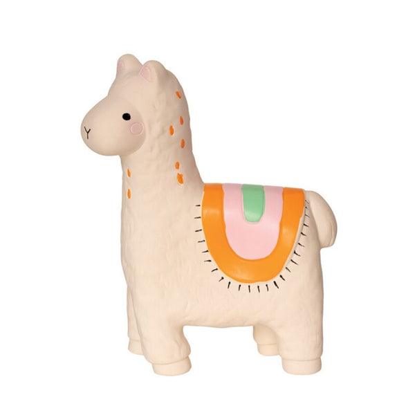 Manhattan Toy Company Fruity Paws Lili Llama Rubber Baby Teether 2