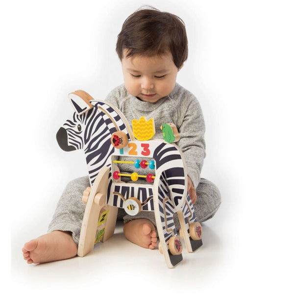 Manhattan Toy Company Activity Center Zebra | Toddler Toys | KidzInc Australia 2