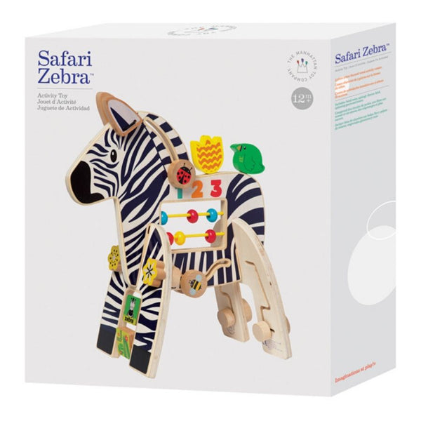 Manhattan Toy Company Activity Center Zebra | Toddler Toys | KidzInc Australia 3