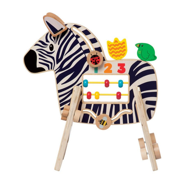 Manhattan Toy Company Activity Center Zebra | Toddler Toys | KidzInc Australia