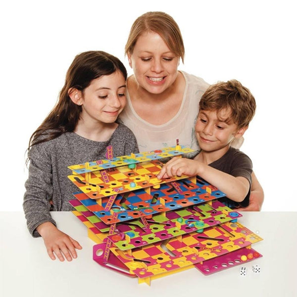 The Happy Puzzle Company Multi-Level Snakes and Ladders Game | KidzInc 2