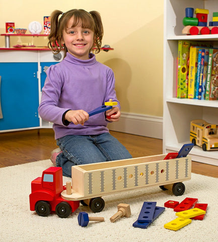 Melissa & Doug - Big Rig Building Set | KidzInc Australia | Online Educational Toy Store
