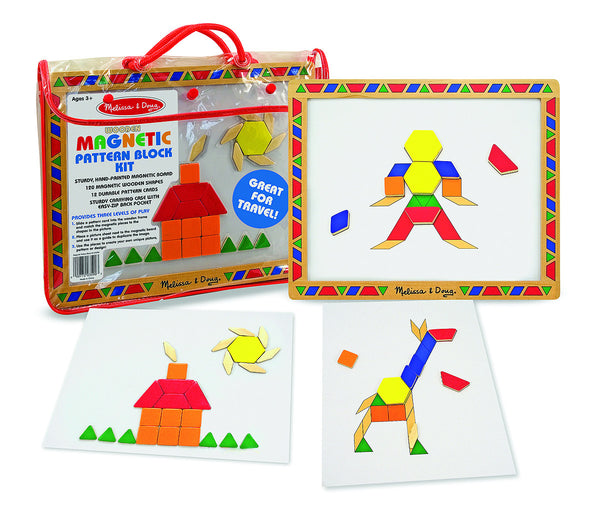 Melissa & Doug - Magnetic Pattern Block Kit | KidzInc Australia | Online Educational Toy Store