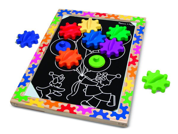 Melissa & Doug - Switch & Spin Magnetic Gear Board | KidzInc Australia | Online Educational Toy Store