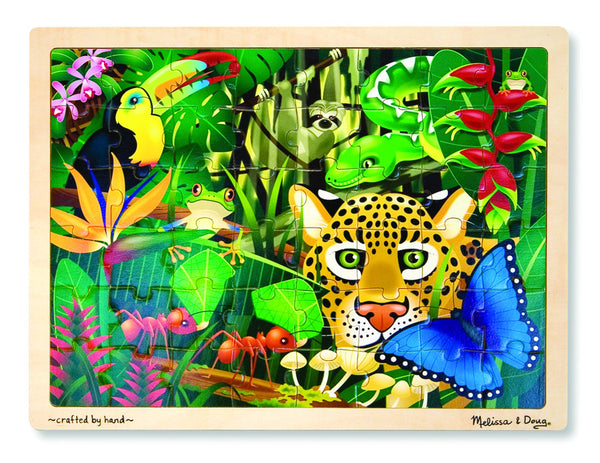 Melissa & Doug Puzzle 48 Pieces - Rain Forest | KidzInc Australia | Online Educational Toy Store