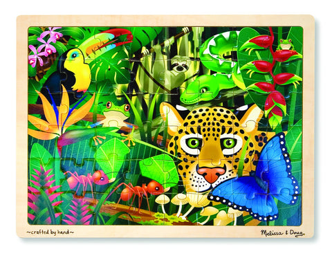 Melissa & Doug Puzzle 48 Pieces - Rain Forest | KidzInc Australia | Online Educational Toy Store
