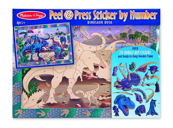 Melissa & Doug - Peel & Press - Dinosaur | KidzInc Australia | Online Educational Toy Store