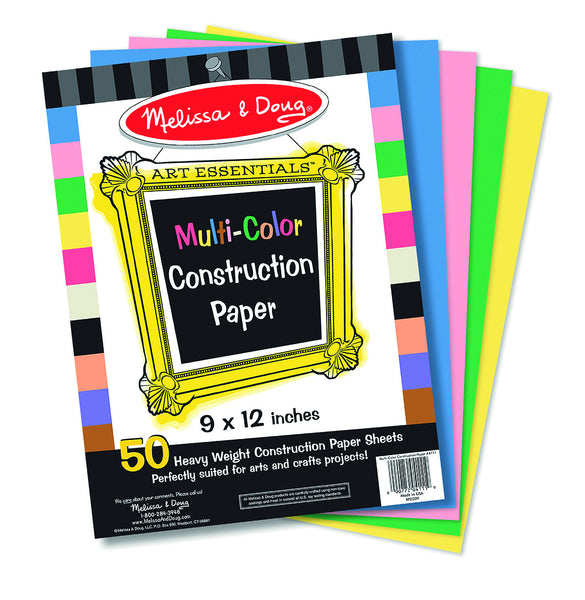 Melissa & Doug - Multi-Color Construction Paper | KidzInc Australia | Online Educational Toy Store