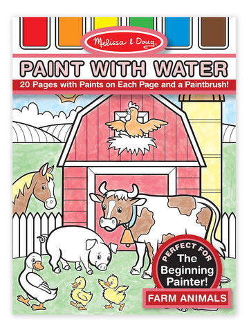 Melissa & Doug - Paint with Water - Farm Animals | KidzInc Australia | Online Educational Toy Store