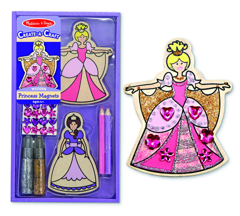 Melissa & Doug - Create-A-Craft - Princess Magnets | KidzInc Australia | Online Educational Toy Store