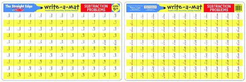 Melissa & Doug - Subtraction Write-A-Mat | KidzInc Australia | Online Educational Toy Store