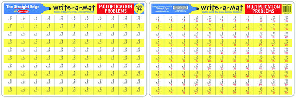 Melissa & Doug - Multiplication Write-A-Mat | KidzInc Australia | Online Educational Toy Store