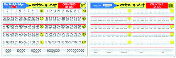 Melissa & Doug - Counting to 100 Write-A-Mat | KidzInc Australia | Online Educational Toy Store
