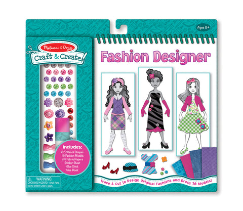 Melissa & Doug - Craft & Create - Fashion Designer | KidzInc Australia | Online Educational Toy Store