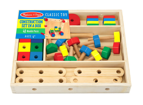 Melissa & Doug - Construction Set In A Box | KidzInc Australia | Online Educational Toy Store