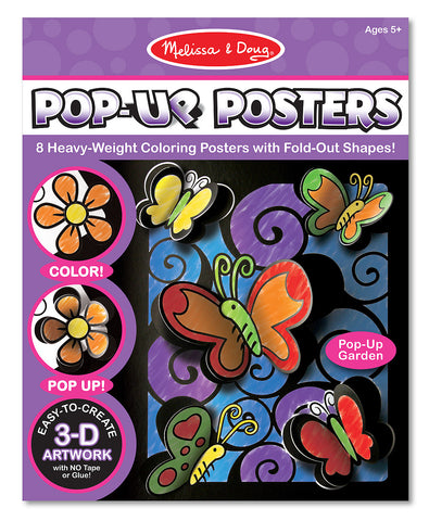 Melissa & Doug - Pop-Up Posters - Butterflies & Flowers | KidzInc Australia | Online Educational Toy Store
