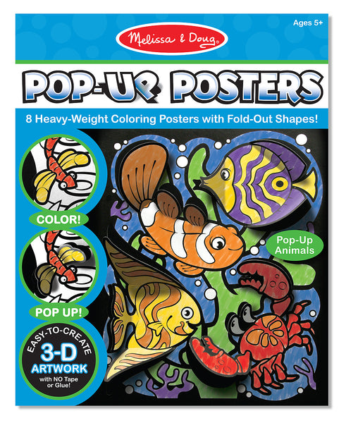 Melissa & Doug - Pop-Up Posters - Animals | KidzInc Australia | Online Educational Toy Store