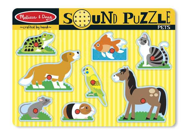 Melissa & Doug Sound Puzzle - Pets | KidzInc Australia | Online Educational Toy Store