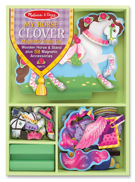 Melissa & Doug - My Horse Clover Magnetic Dress-Up | KidzInc Australia | Online Educational Toy Store