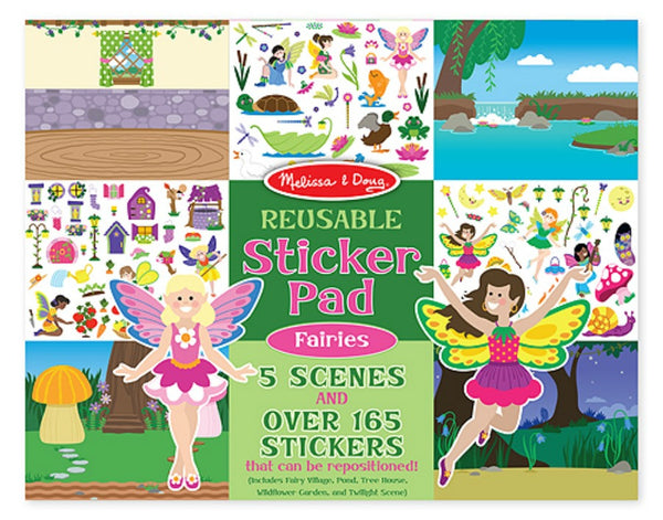 Melissa & Doug - Reusable Sticker Pad - Fairies | KidzInc Australia | Online Educational Toy Store