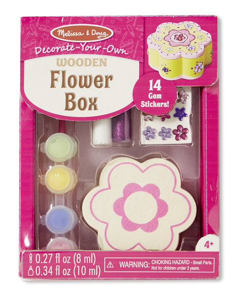 Melissa & Doug - Decorate Your Own Wooden Flower Box | KidzInc Australia | Online Educational Toy Store