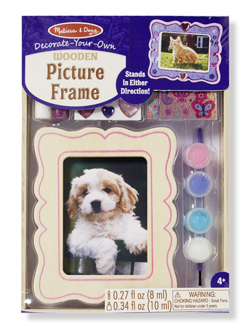 Melissa & Doug - Decorate Your Own Wooden Picture Frame | KidzInc Australia | Online Educational Toy Store