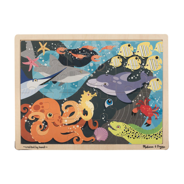 Melissa & Doug Puzzle 24 Pieces - Ocean Pals | KidzInc Australia | Online Educational Toy Store