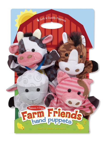 Melissa & Doug - Animal Hand Puppets: Farm Friends | KidzInc Australia | Online Educational Toy Store