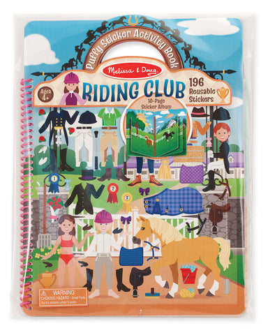 Melissa & Doug - Reusable Puffy Sticker Deluxe Horse Scene | KidzInc Australia | Online Educational Toy Store