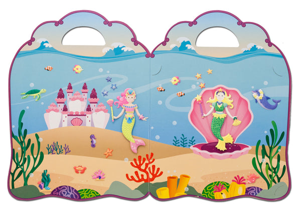 Melissa & Doug - Reusable Puffy Sticker Play Set - Mermaid | KidzInc Australia | Online Educational Toy Store