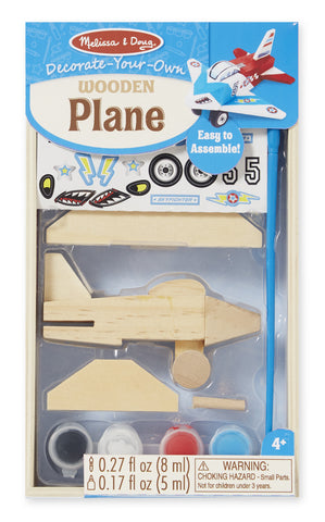 Melissa & Doug - Decorate Your Own Wooden Plane | KidzInc Australia | Online Educational Toy Store
