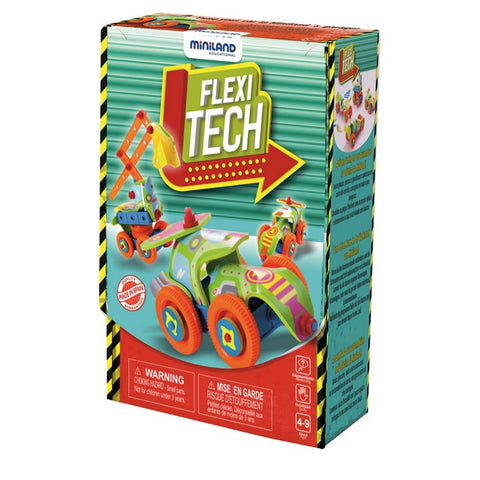 Miniland - Flexi Tech Construction Set | KidzInc Australia | Online Educational Toy Store