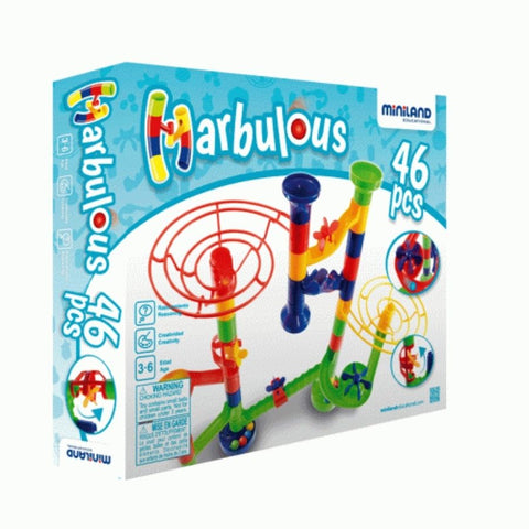 Miniland Marbulous Marble Run 46 pieces | KidzInc Australia Toys 