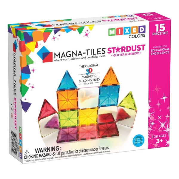 Magna-Tiles Stardust 15-Piece Set | Magnetic Tiles KidzInc Australia